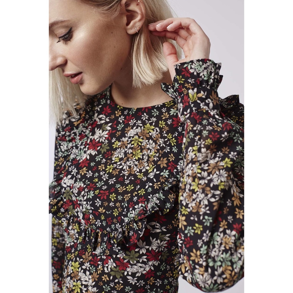 🌸Topshop Ditzy Doll Floral Print Dress
